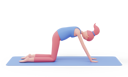 پیش‌نمایش فایل cat-yoga-pose-5010348 از پک حالت‌های یوگا