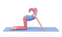 پیش‌نمایش فایل cow-yoga-pose-5010351 از پک حالت‌های یوگا