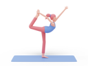 پیش‌نمایش فایل dancer-yoga-pose-5010341 از پک حالت‌های یوگا