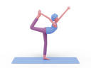 پیش‌نمایش فایل dancer-yoga-pose-5010342 از پک حالت‌های یوگا