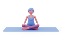 پیش‌نمایش فایل easy-yoga-pose-5010224 از پک حالت‌های یوگا