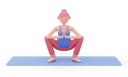 پیش‌نمایش فایل garland-yoga-pose-5010215 از پک حالت‌های یوگا