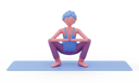 پیش‌نمایش فایل garland-yoga-pose-5010216 از پک حالت‌های یوگا