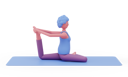 پیش‌نمایش فایل one-leg-pigeon-yoga-pose-5010417 از پک حالت‌های یوگا