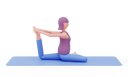 پیش‌نمایش فایل one-leg-pigeon-yoga-pose-5010418 از پک حالت‌های یوگا