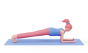 پیش‌نمایش فایل plank-yoga-pose-5010423 از پک حالت‌های یوگا
