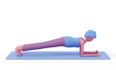 پیش‌نمایش فایل plank-yoga-pose-5010424 از پک حالت‌های یوگا