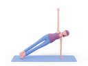 پیش‌نمایش فایل side-plank-yoga-pose-5010419 از پک حالت‌های یوگا