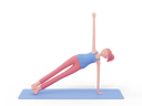 پیش‌نمایش فایل side-plank-yoga-pose-5010420 از پک حالت‌های یوگا