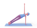 پیش‌نمایش فایل side-plank-yoga-pose-5010421 از پک حالت‌های یوگا