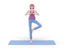 پیش‌نمایش فایل tree-yoga-pose-5010235 از پک حالت‌های یوگا