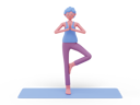 پیش‌نمایش فایل tree-yoga-pose-5010237 از پک حالت‌های یوگا