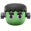 پیش‌نمایش فایل frankenstein-head-6400679 از پک هالووین