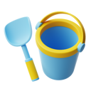 پیش‌نمایش فایل shovel-and-bucket-8426016 از پک اسباب بازی