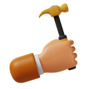 پیش‌نمایش فایل hand-holding-hammer-8304624 از پک روز مه