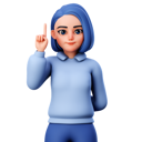 پیش‌نمایش فایل cute-girl-pointing-to-top-8127904 از پک شخصیت زن چاق و چله