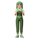 پیش‌نمایش فایل cute-girl-pointing-forward-8174742 از پک دختر بانمک