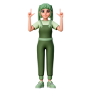 پیش‌نمایش فایل cute-girl-pointing-to-top-8174744 از پک دختر بانمک