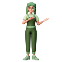 پیش‌نمایش فایل cute-girl-presenting-to-right-side-8177167 از پک دختر بانمک