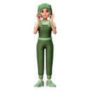 پیش‌نمایش فایل cute-girl-showing-good-gesture-8177165 از پک دختر بانمک