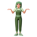 پیش‌نمایش فایل cute-girl-with-body-gesture-8177678 از پک دختر بانمک