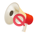 پیش‌نمایش فایل no-megaphone-5517486 از پک متفرقه