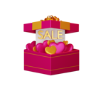 پیش‌نمایش فایل sale-giftbox-5343195 از پک متفرقه