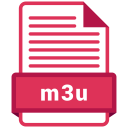 پیش‌نمایش فایل m3u-file-1 از پک فرمت های فایل سند