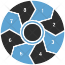 پیش‌نمایش فایل pie-chart-710 از پک اینفوگرافیک جلد 1