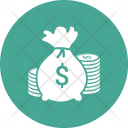 پیش‌نمایش فایل coin-dollar-finance-money-sack از پک مالی جلد 1
