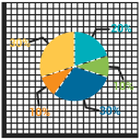 پیش‌نمایش فایل piechart-226 از پک چارت نمودار جلد 1