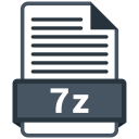 پیش‌نمایش فایل 7z-file از پک فرمت های فایل بایگانی