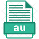 پیش‌نمایش فایل au-format از پک فرمت های فایل صوتی
