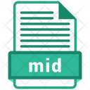 پیش‌نمایش فایل mid-file از پک فرمت های فایل صوتی