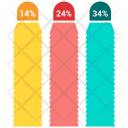 پیش‌نمایش فایل bar-chart-131 از پک نوار و نمودار دایره ای اینفوگرافیک جلد 4