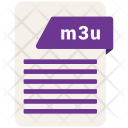 پیش‌نمایش فایل m3u-file از پک فرمت های فایل سند