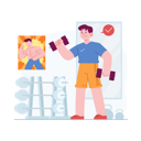 پیش‌نمایش فایل boy-doing-biceps-exercise-5226880 از پک باشگاه ورزشی