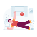 پیش‌نمایش فایل boy-doing-side-plank-pose-5226846 از پک باشگاه ورزشی