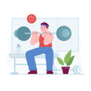 پیش‌نمایش فایل weightlifting-by-man-5226925 از پک باشگاه ورزشی