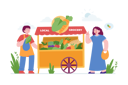 پیش‌نمایش فایل vegetable-seller-5253946 از پک کسب وکارهای محلی