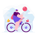 پیش‌نمایش فایل boy-cycling-with-gps-5252061 از پک دوچرخه سواری