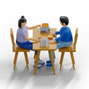 پیش‌نمایش فایل couple-eating-together-6586905 از پک متفرقه
