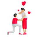 پیش‌نمایش فایل boy-proposing-girl-6586604 از پک متفرقه
