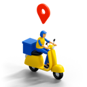 پیش‌نمایش فایل deliveryman-riding-scooter-6586614 از پک متفرقه