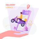 پیش‌نمایش فایل online-delivery-service-4815129 از پک تحویل