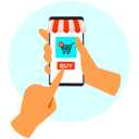 پیش‌نمایش فایل online-shopping-app-4815150 از پک خرید آنلاین