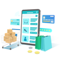 پیش‌نمایش فایل online-shopping-app-4815161 از پک خرید آنلاین