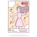 پیش‌نمایش فایل live-broadcast-via-smartphone-4812926 از پک چت آنلاین