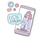 پیش‌نمایش فایل live-streaming-4812922 از پک چت آنلاین