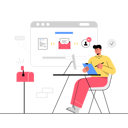 پیش‌نمایش فایل email-marketing-4884187 از پک کسب و کار